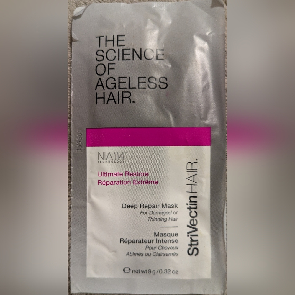 StriVectin Hair Deep Repair Mask - Gray and Pink